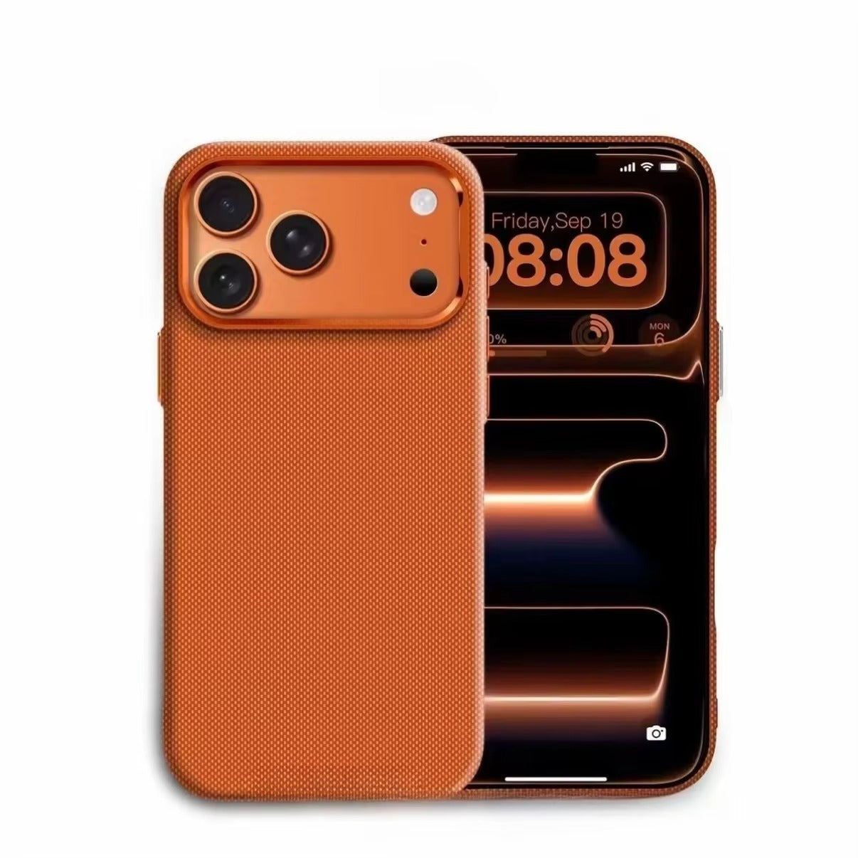 Minimalist iPhone Case — High-End Kevlar Carbon-Fiber Magnetic Cover with Slim Shockproof Design and MagSafe Wireless-Charging Compatibility
