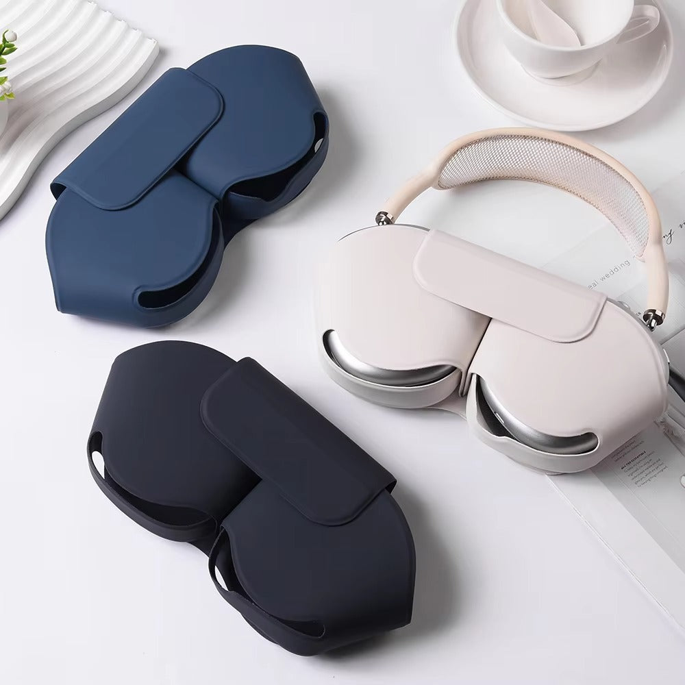 Premium AirPods Max High-Quality Leather Headphone Case, Scratch-Resistant Protective Cover with Smart Sleep Mode