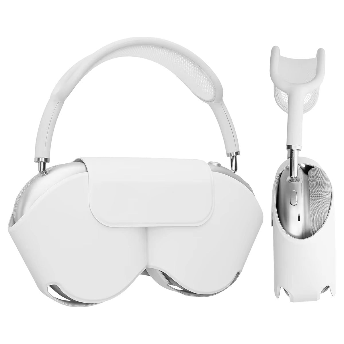 Premium AirPods Max High-Quality Leather Headphone Case, Scratch-Resistant Protective Cover with Smart Sleep Mode