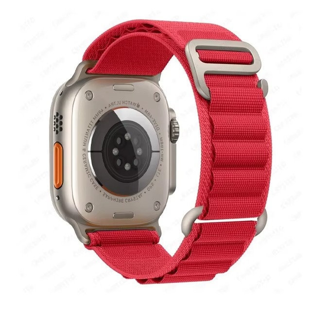 Premium Apple Watch Alpine Loop Strap, Durable Nylon Rugged Band for 49mm 45mm 44mm 42mm 41mm