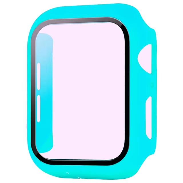 Premium Apple Watch Glass Case & Screen Protector Cover, Full Protection Housing for Series Watches 38mm–45mm