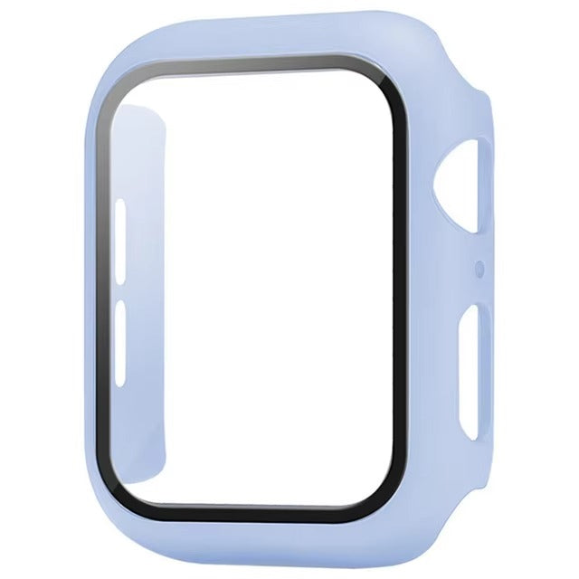 Premium Apple Watch Glass Case & Screen Protector Cover, Full Protection Housing for Series Watches 38mm–45mm