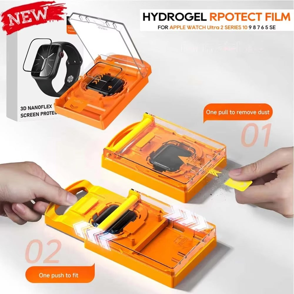 Premium Apple Watch Hydrogel Screen Protector, High-Definition Flexible Film with Scratch Protection for Ultra & Series Watches