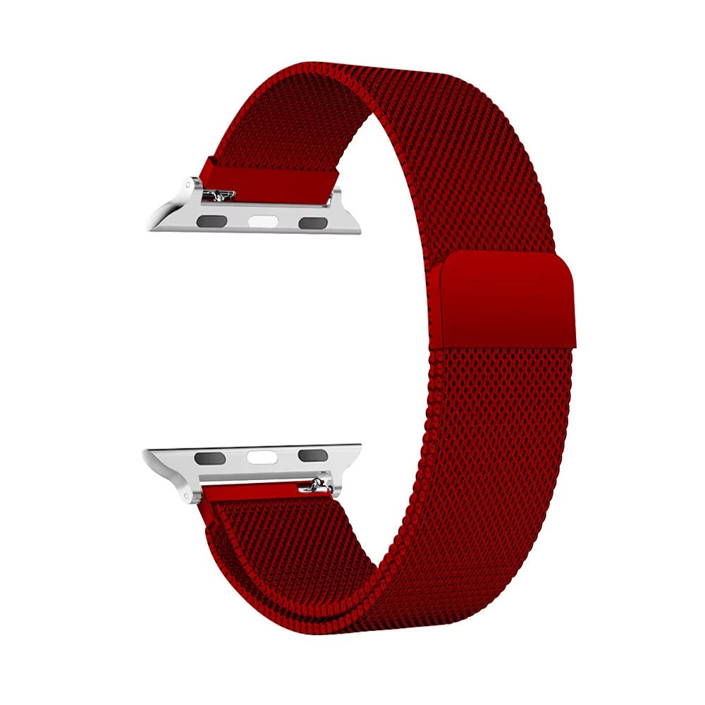 Premium Apple Watch Milanese Loop Band, Stainless Steel Mesh Strap for Ultra & Series Models 38mm–49mm
