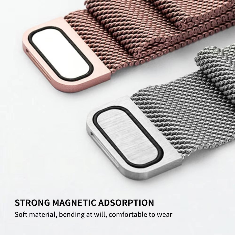 Premium Apple Watch Milanese Loop Band, Stainless Steel Mesh Strap for Ultra & Series Models 38mm–49mm