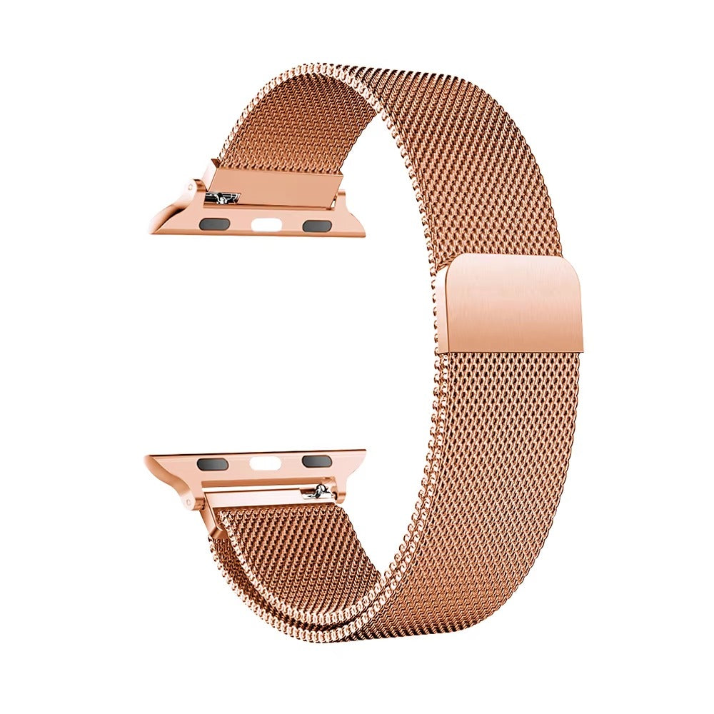 Premium Apple Watch Milanese Loop Band, Stainless Steel Mesh Strap for Ultra & Series Models 38mm–49mm