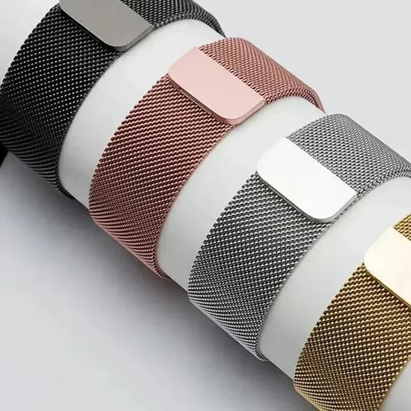 Premium Apple Watch Milanese Loop Band, Stainless Steel Mesh Strap for Ultra & Series Models 38mm–49mm