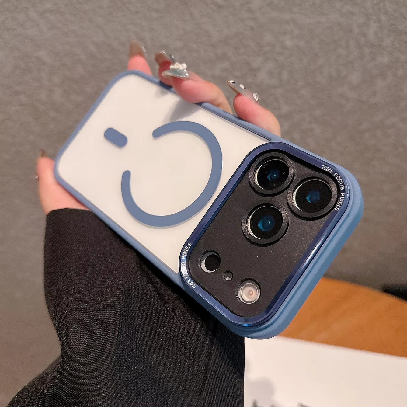 Premium iPhone Case — MagSafe Clear Shockproof Anti-Fingerprint Cover with Slim Grip Design and Wireless-Charging Support