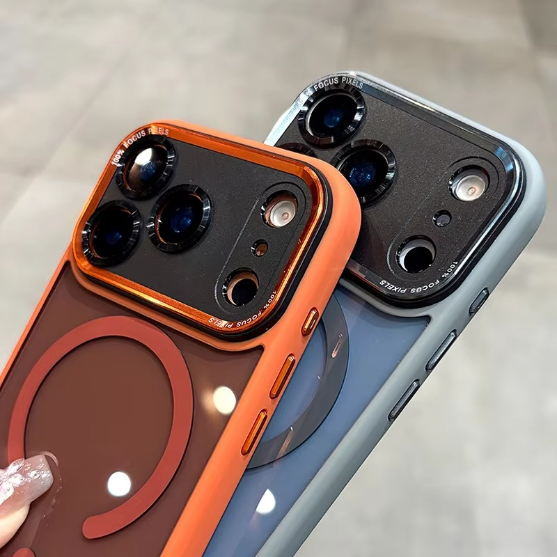 Premium iPhone Case — MagSafe Clear Shockproof Anti-Fingerprint Cover with Slim Grip Design and Wireless-Charging Support