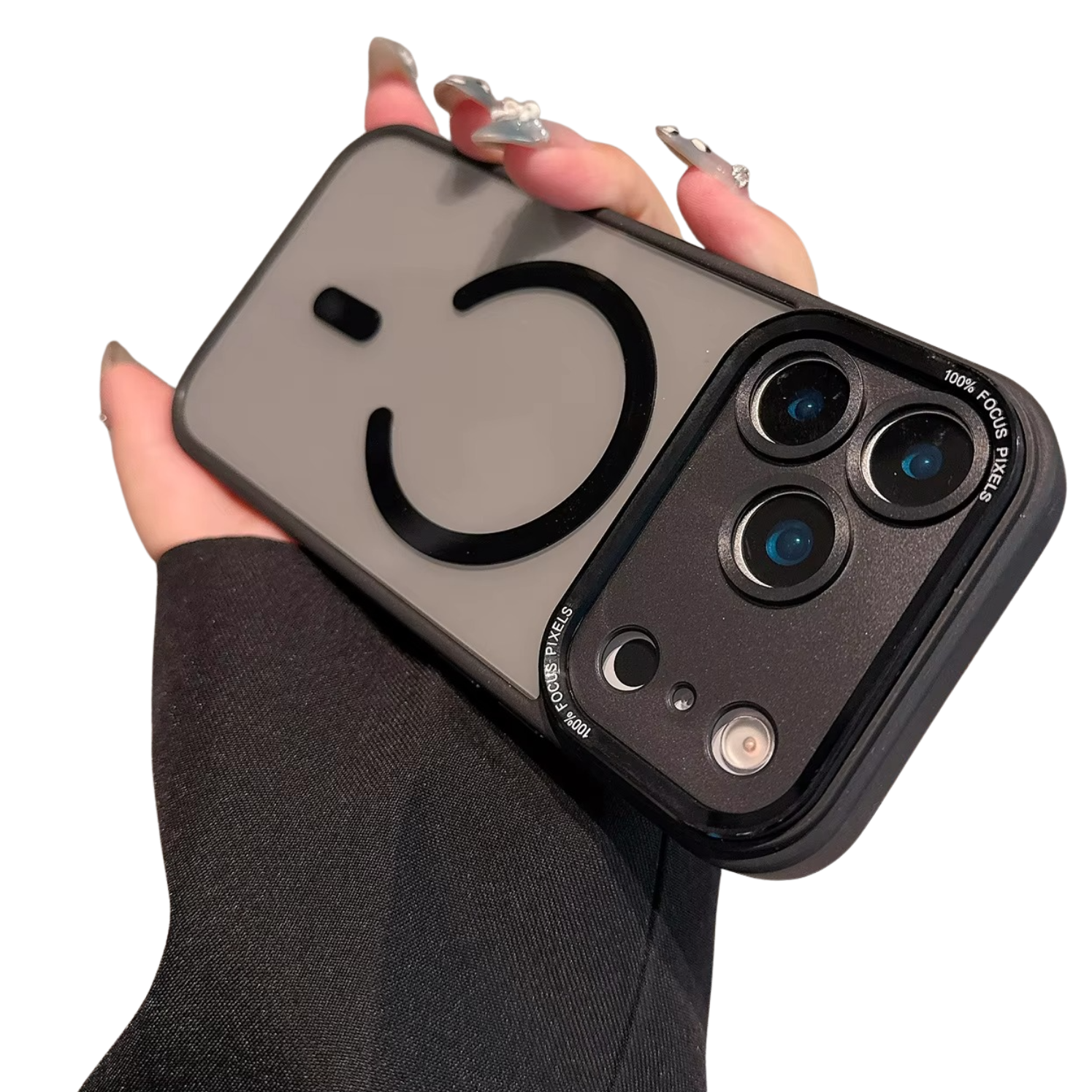 Premium iPhone Case — MagSafe Clear Shockproof Anti-Fingerprint Cover with Slim Grip Design and Wireless-Charging Support