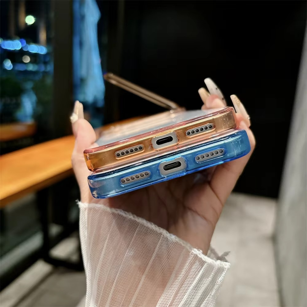 Premium iPhone Case — MagSafe Shockproof Crystal Clear Hard PC Bumper with Camera Lens Stand Armor Protection