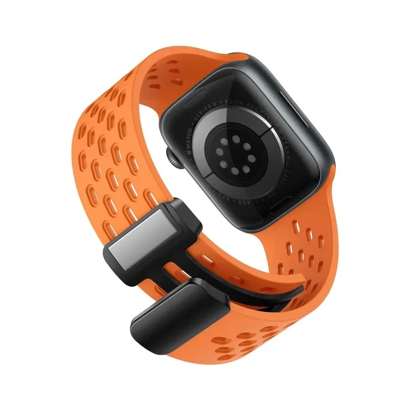 Premium Silicone Strap For Apple Watch, Durable Sport Watch Band for Ultra & Series Models 38mm–49mm