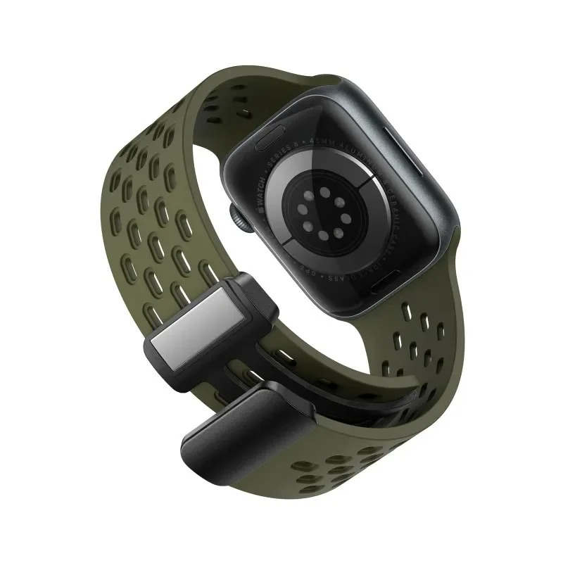 Premium Silicone Strap For Apple Watch, Durable Sport Watch Band for Ultra & Series Models 38mm–49mm