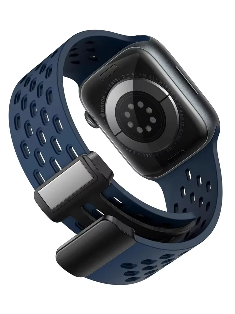 Premium Silicone Strap For Apple Watch, Durable Sport Watch Band for Ultra & Series Models 38mm–49mm