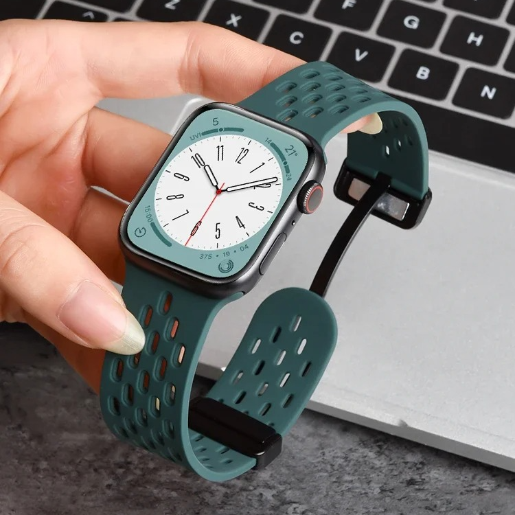 Premium Silicone Strap For Apple Watch, Durable Sport Watch Band for Ultra & Series Models 38mm–49mm