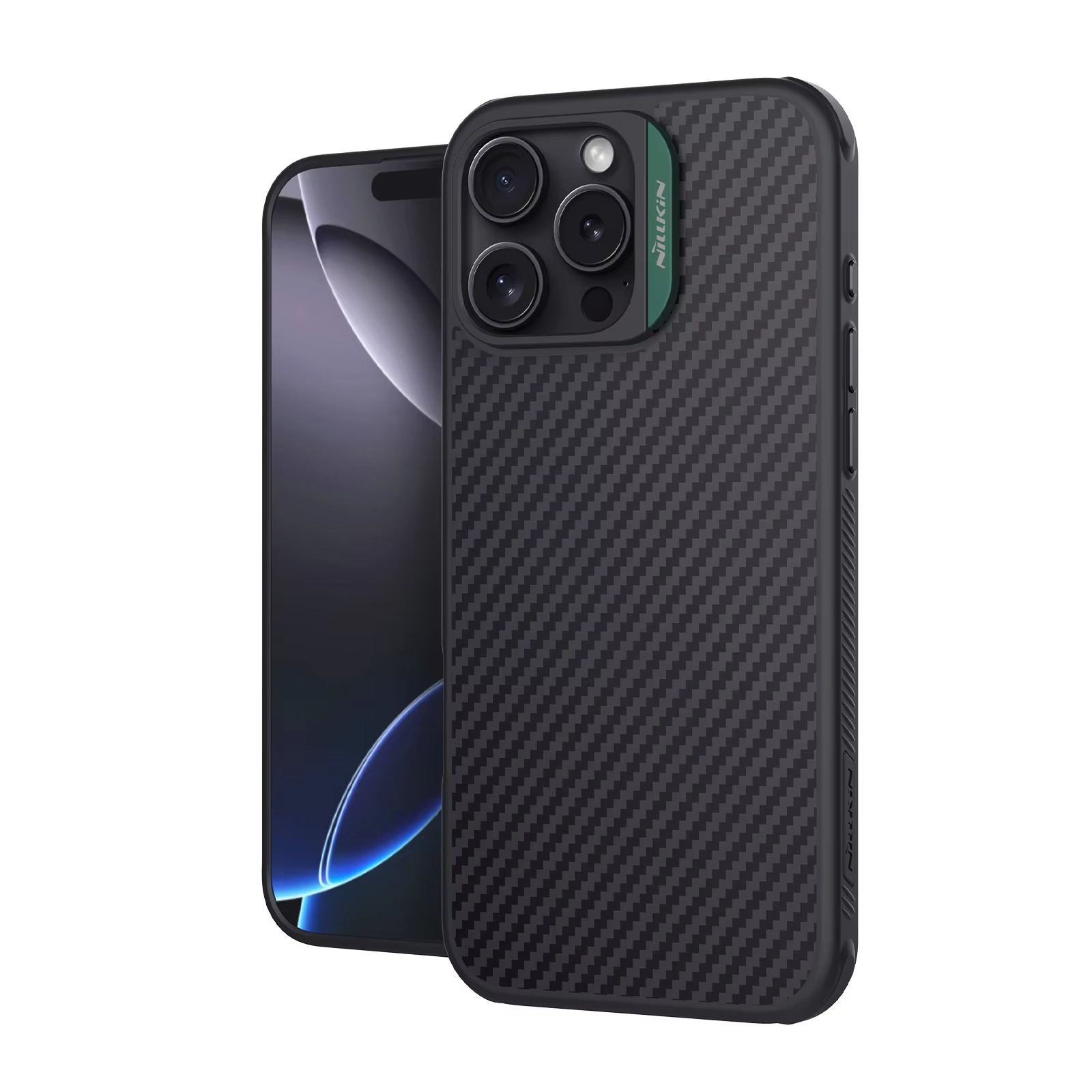 Premium iPhone Case — CarboProp Magnetic TPU+PC Cover with Lens Holder, Shockproof Protective Shell & MagSafe-Compatible Design