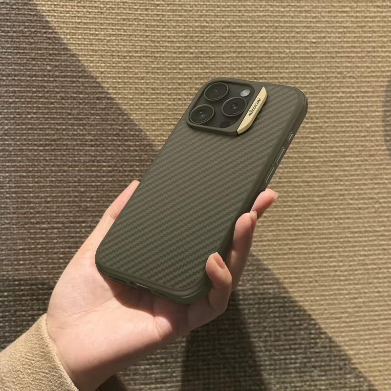 Premium iPhone Case — CarboProp Magnetic TPU+PC Cover with Lens Holder, Shockproof Protective Shell & MagSafe-Compatible Design