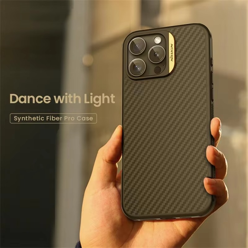 Premium iPhone Case — CarboProp Magnetic TPU+PC Cover with Lens Holder, Shockproof Protective Shell & MagSafe-Compatible Design
