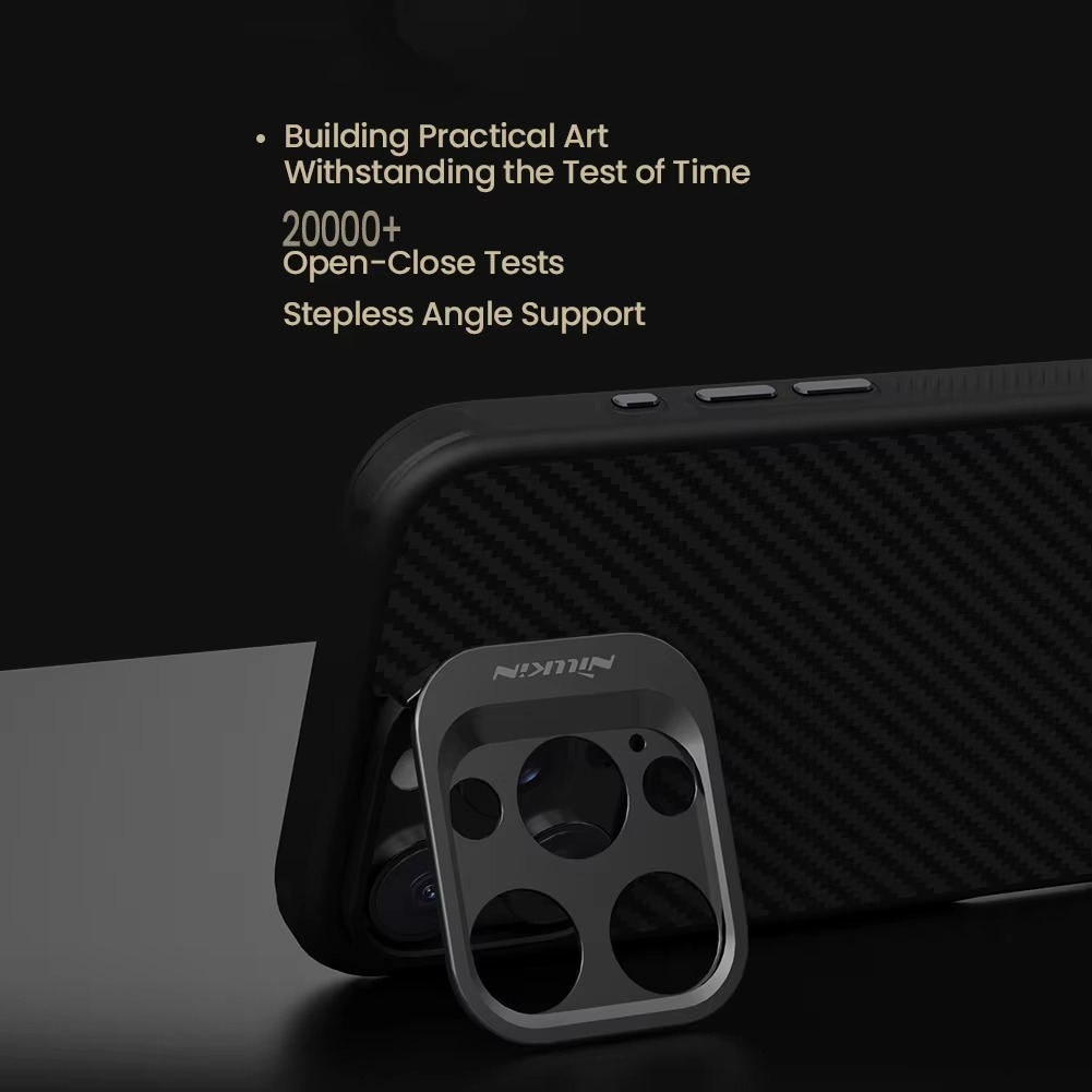 Premium iPhone Case — CarboProp Magnetic TPU+PC Cover with Lens Holder, Shockproof Protective Shell & MagSafe-Compatible Design