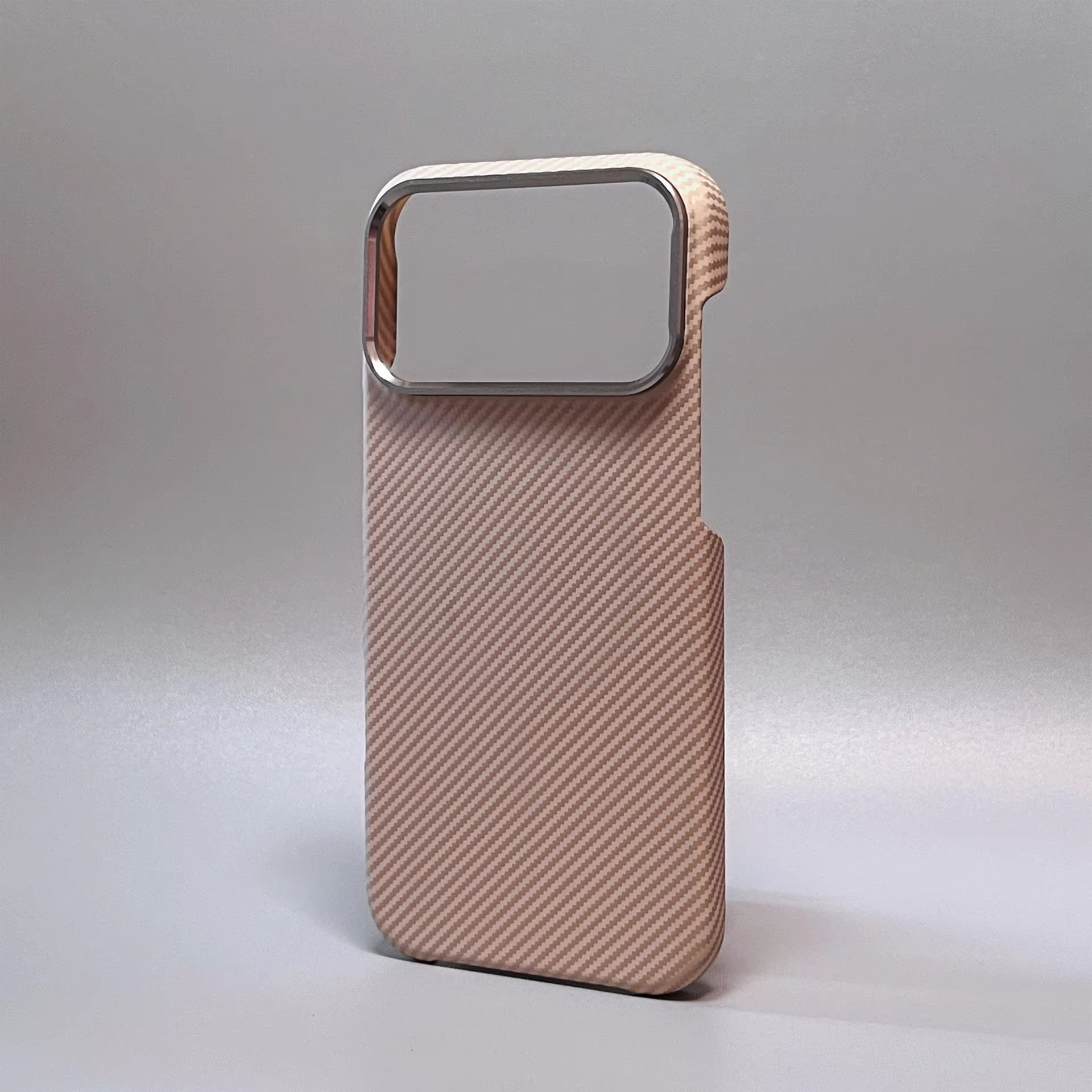 Premium iPhone Case — Carbon Fiber Texture Magnetic Cover with MagSafe Charging Support, Shock-Absorbing PC+TPU Hybrid Half-Wrapped Design