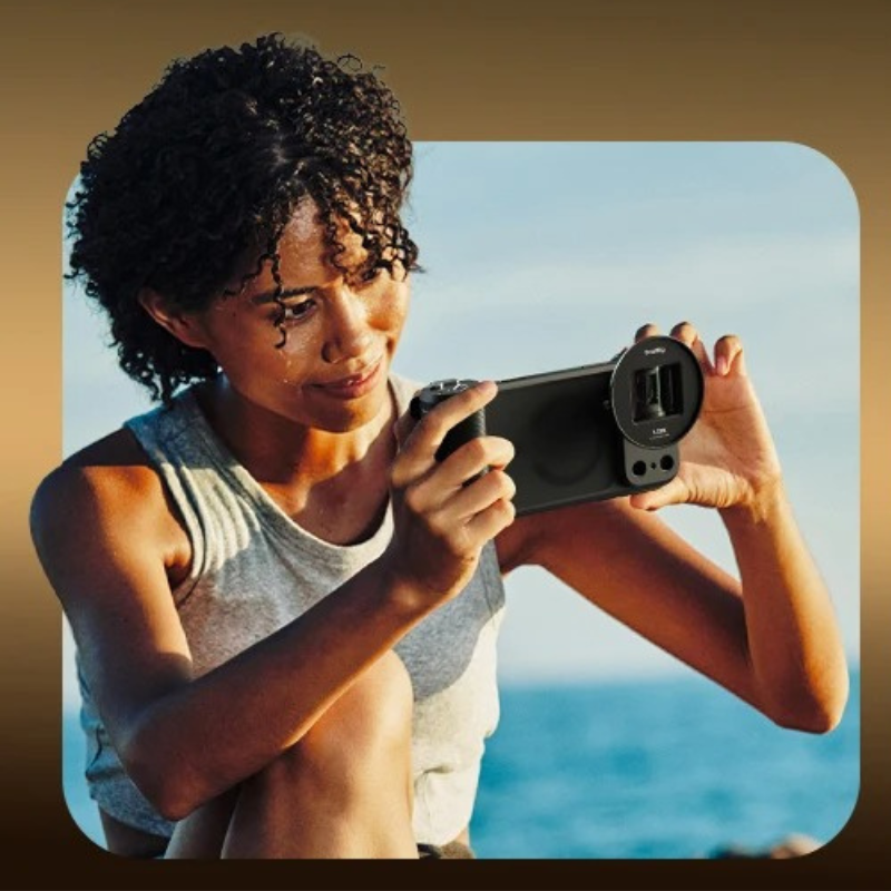 Premium iPhone Case — Lightweight Photography Cover with 67mm Magnetic Filter Support, T-Mount & 17mm Lens Backplates, MagSafe Compatibility, Kickstand & MIL-Grade Protection