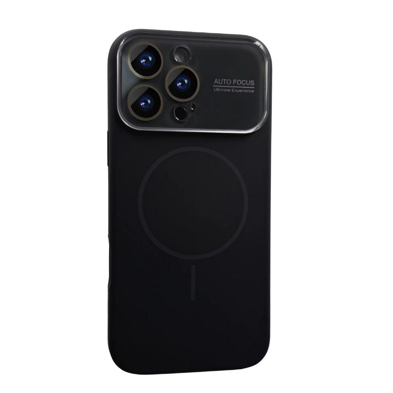 Premium iPhone Case — Liquid Silicone MagSafe Cover with Acrylic Lens Protection, Shockproof Soft-Touch Design & Half-Wrapped Finish