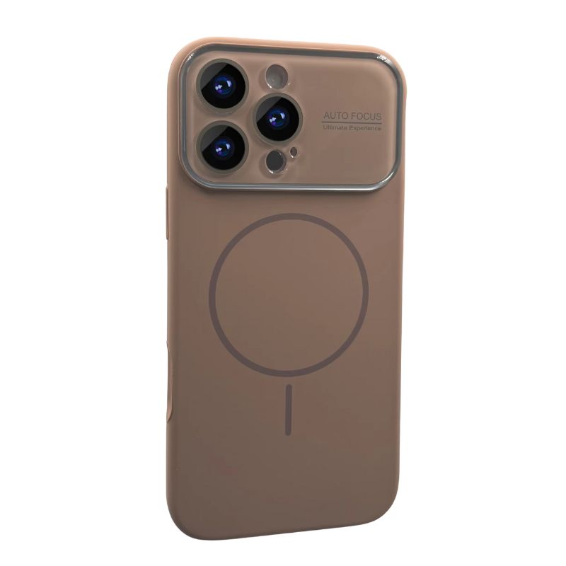 Premium iPhone Case — Liquid Silicone MagSafe Cover with Acrylic Lens Protection, Shockproof Soft-Touch Design & Half-Wrapped Finish