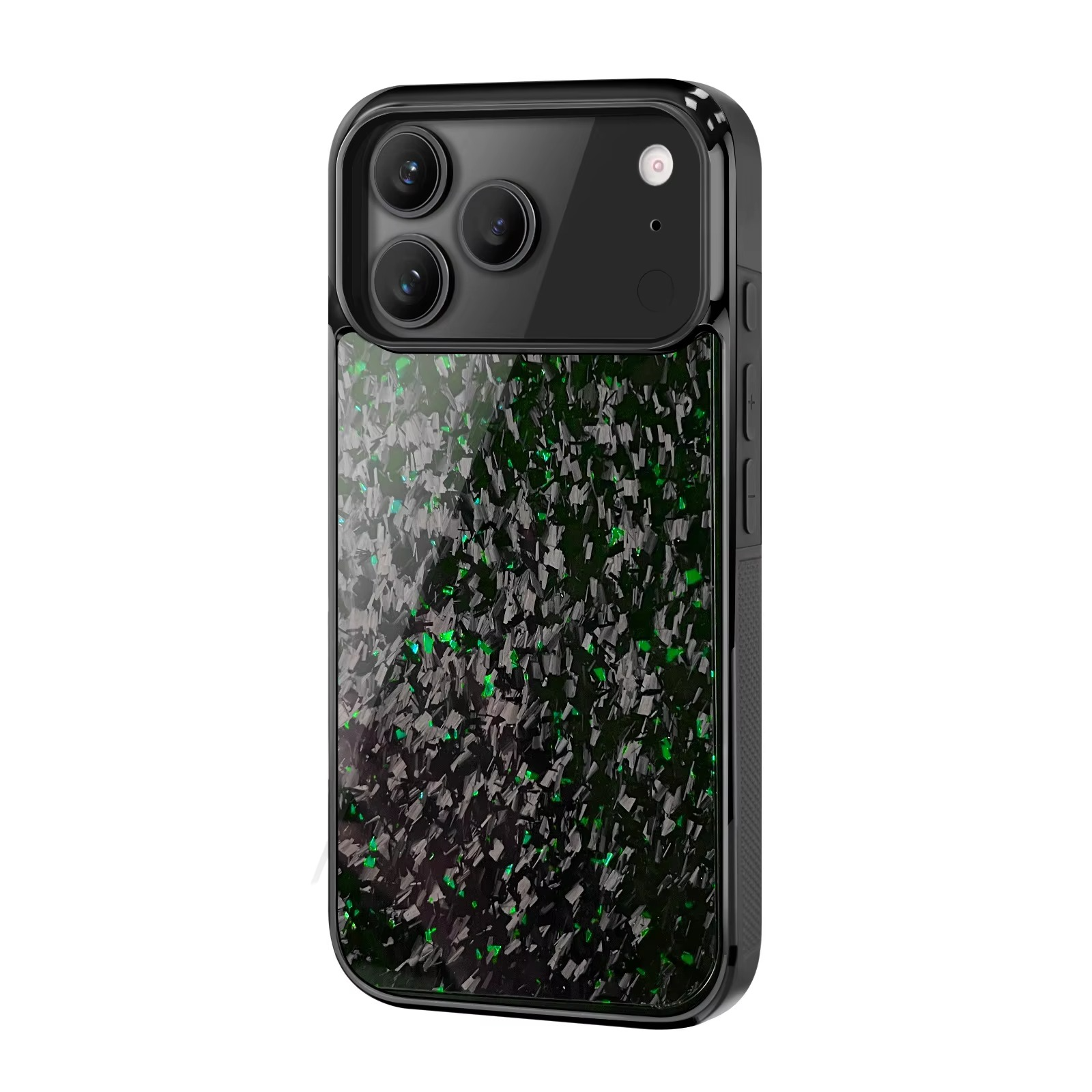 Premium iPhone Case — Real Forged Carbon Fiber MagSafe Cover with Shockproof Full-Coverage TPU Hybrid Design & Non-Slip Textured Finish