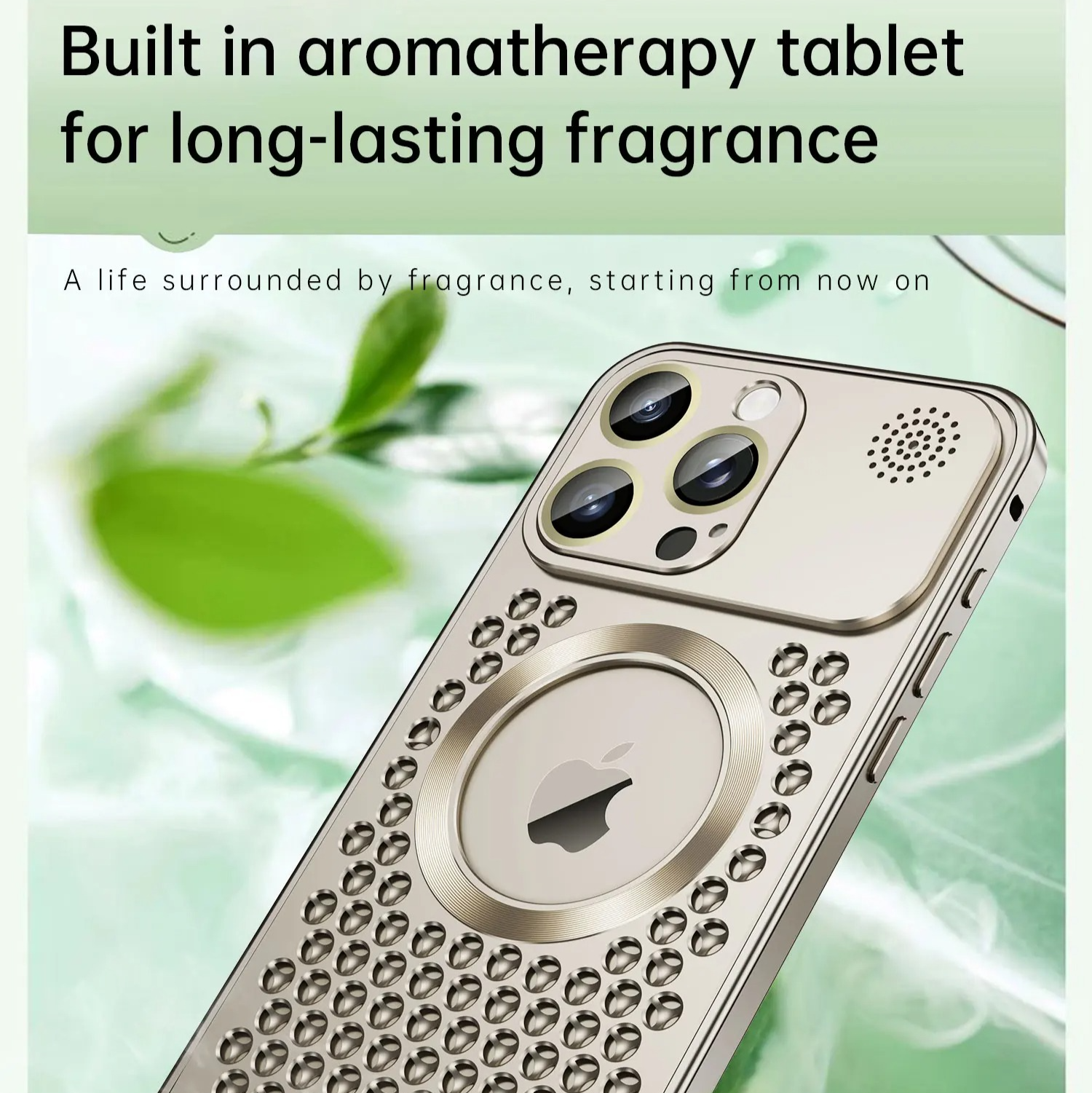 Premium iPhone Case — Heat Dissipation Magnetic Aluminum Cover with MagSafe Compatibility, Dual-Layer Shockproof Design and Slim Scratch-Resistant Protective Finish