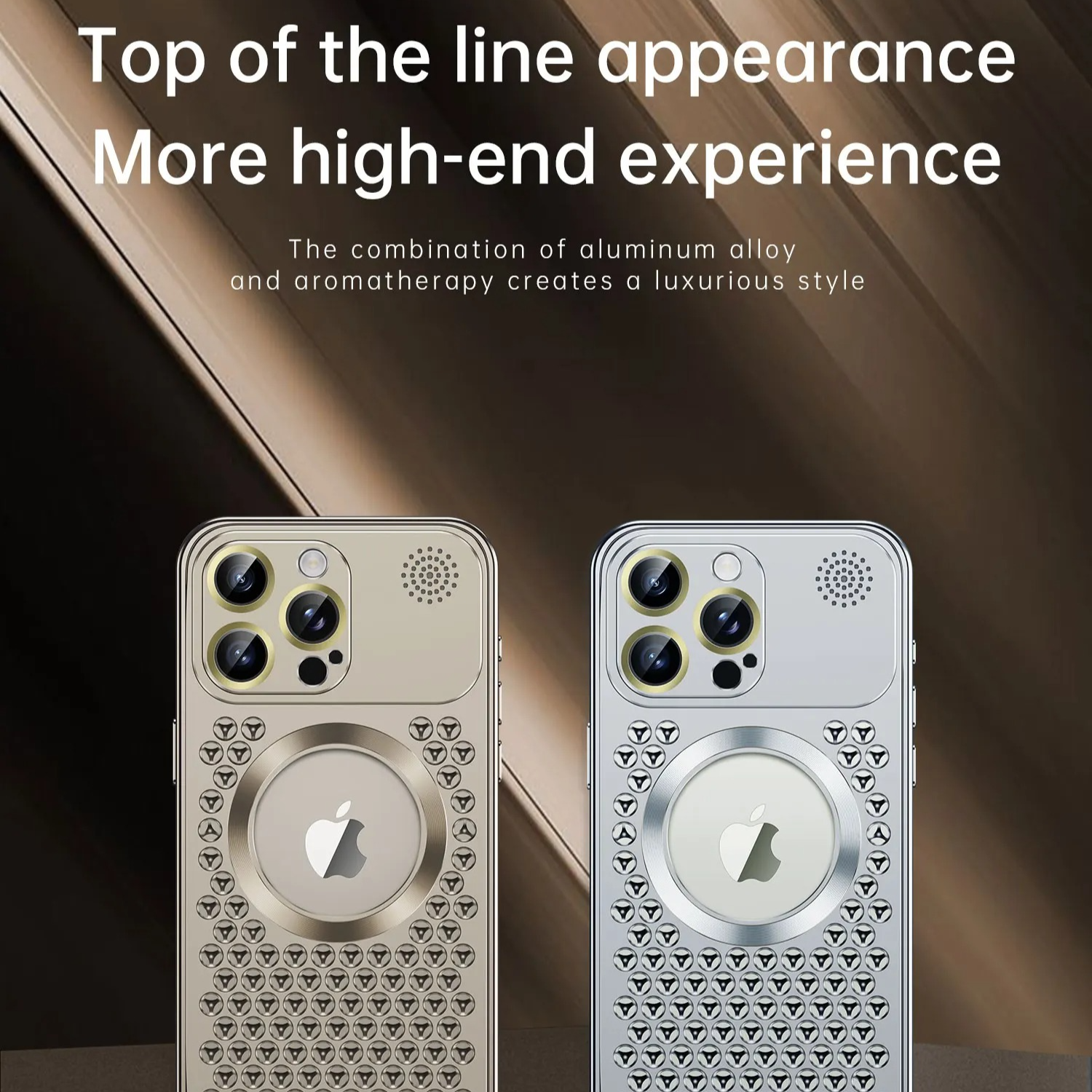 Premium iPhone Case — Heat Dissipation Magnetic Aluminum Cover with MagSafe Compatibility, Dual-Layer Shockproof Design and Slim Scratch-Resistant Protective Finish