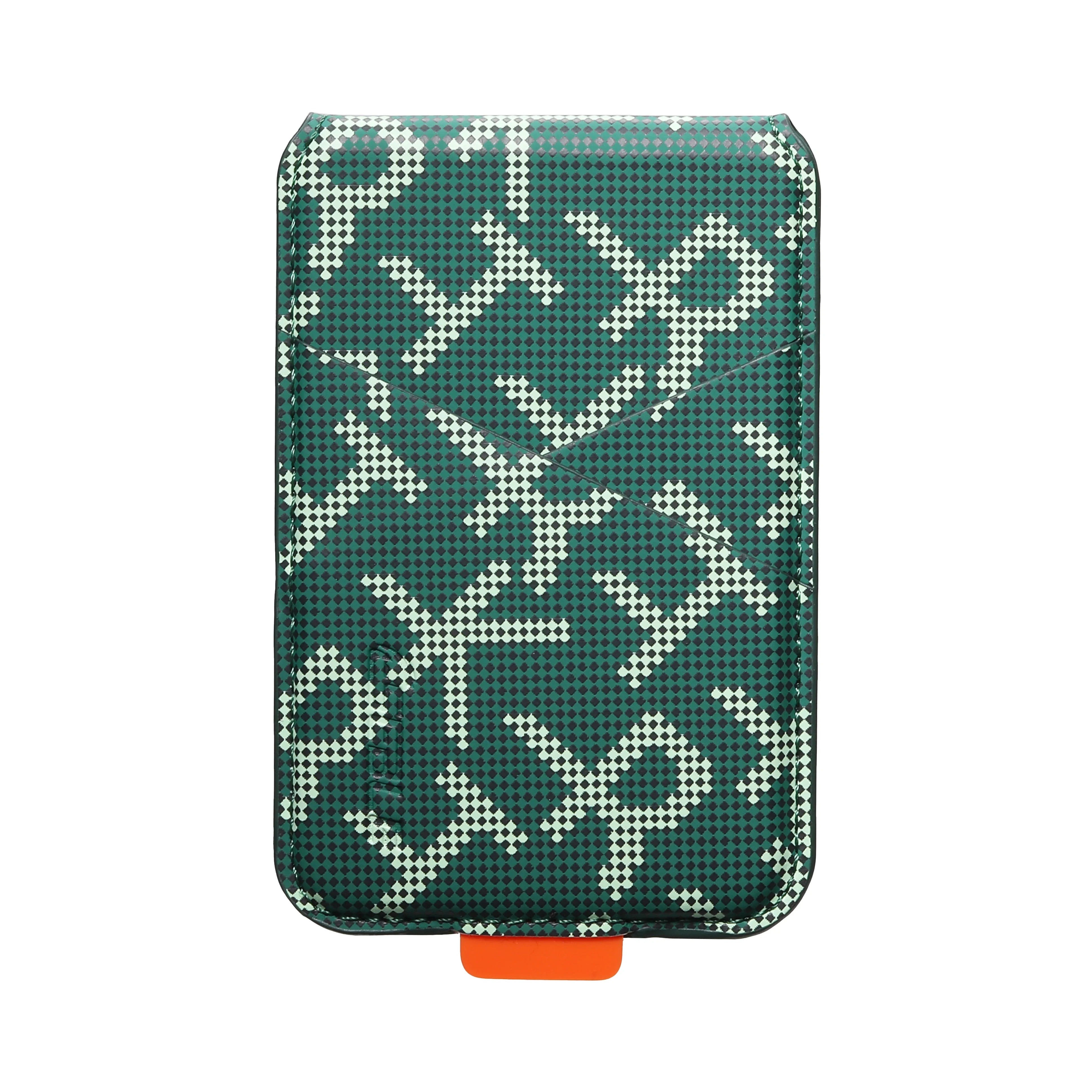Premium iPhone Magnetic Leather Wallet Card Holder, MagSafe-Compatible Bank Card Case with Strong Magnet & Storage Compartment