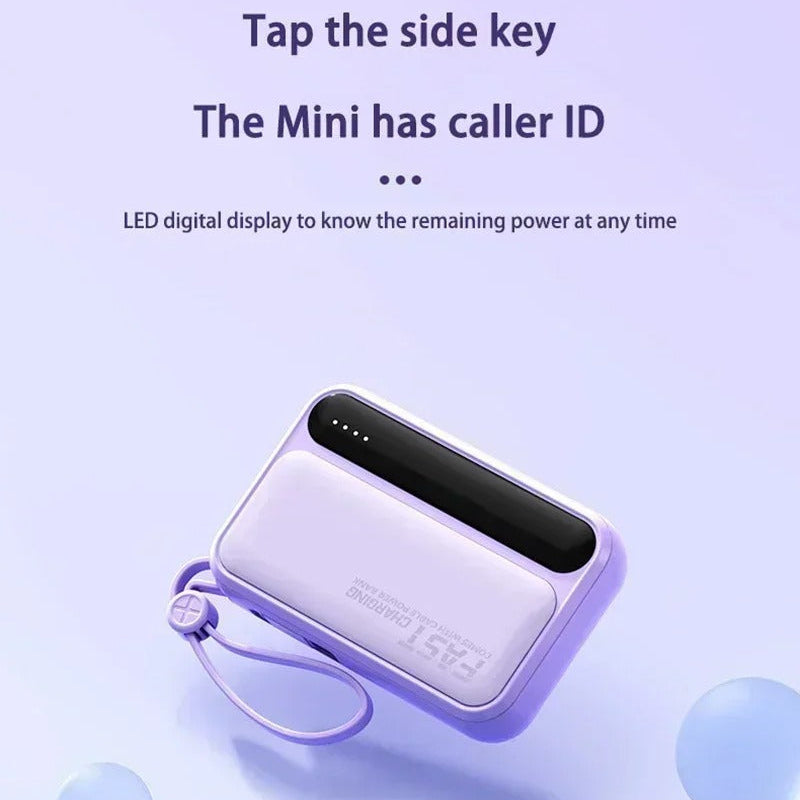 Rugged High-Capacity Portable Power Bank, 120W Fast-Charge Battery with Built-In Cables and Digital LED Display for Multi-Device Charging Research portable power banks 120W Spend a few minutes for better results