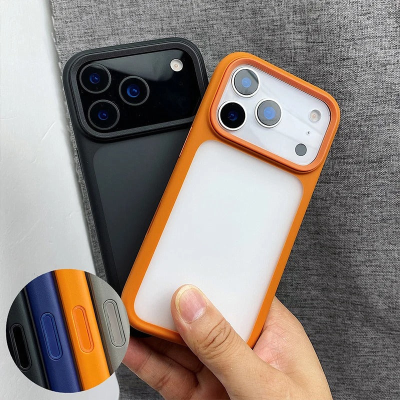 Rugged iPhone Case — Magnetic Shockproof Matte Hybrid Armor Cover with Camera Protection, Active Touch Buttons and Anti-Fingerprint Hard Shell