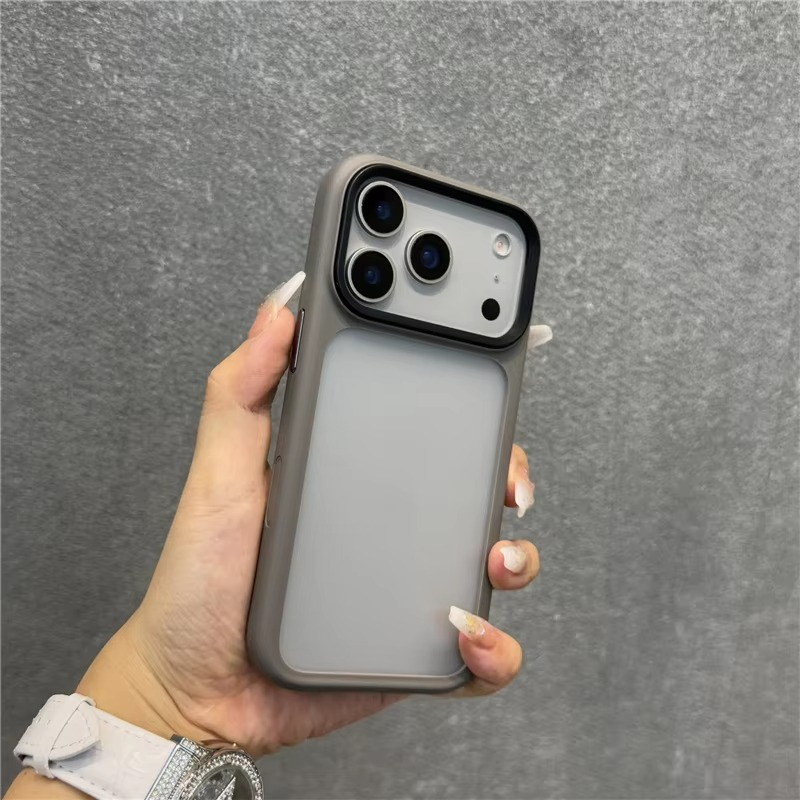 Rugged iPhone Case — Magnetic Shockproof Matte Hybrid Armor Cover with Camera Protection, Active Touch Buttons and Anti-Fingerprint Hard Shell