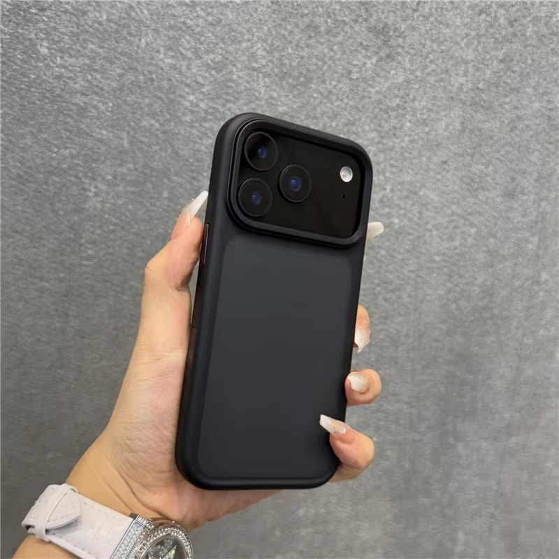 Rugged iPhone Case — Magnetic Shockproof Matte Hybrid Armor Cover with Camera Protection, Active Touch Buttons and Anti-Fingerprint Hard Shell