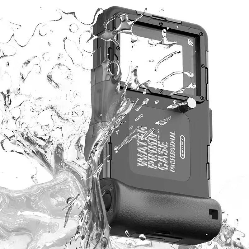 Rugged iPhone Case — Waterproof Full Housing with 15m Diving & 50ft Swimming Protection, Holster and Lanyard for Heavy-Duty Use