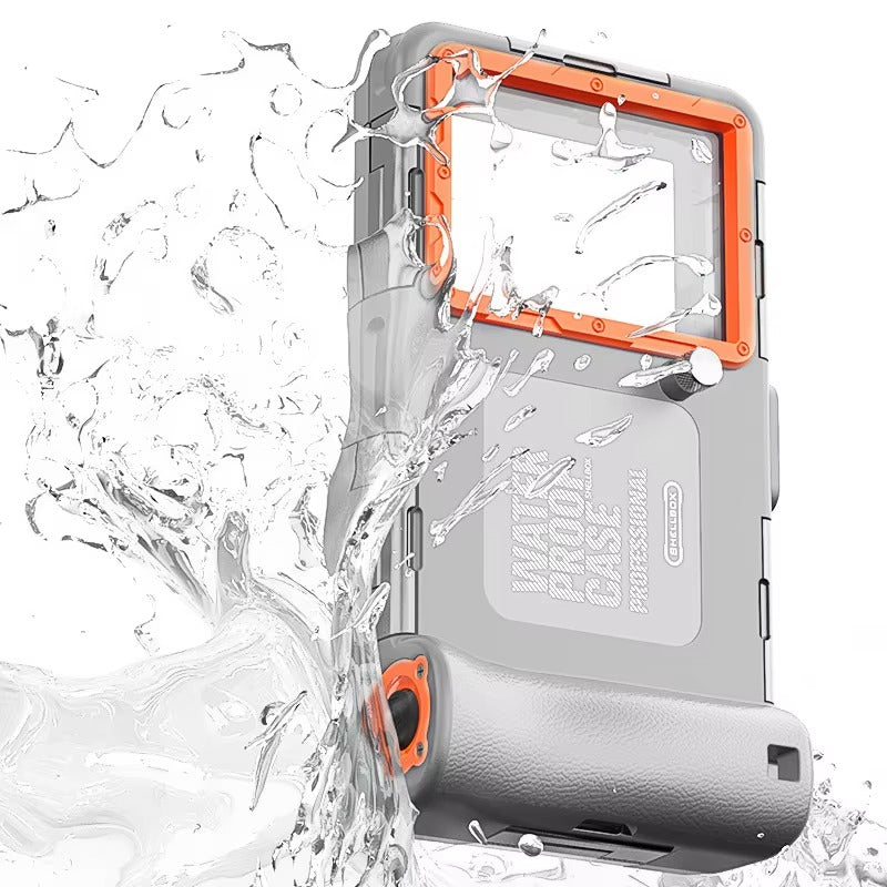 Rugged iPhone Case — Waterproof Full Housing with 15m Diving & 50ft Swimming Protection, Holster and Lanyard for Heavy-Duty Use