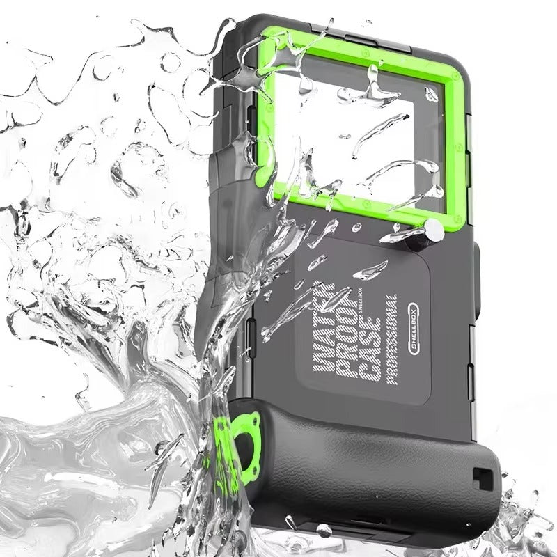 Rugged iPhone Case — Waterproof Full Housing with 15m Diving & 50ft Swimming Protection, Holster and Lanyard for Heavy-Duty Use