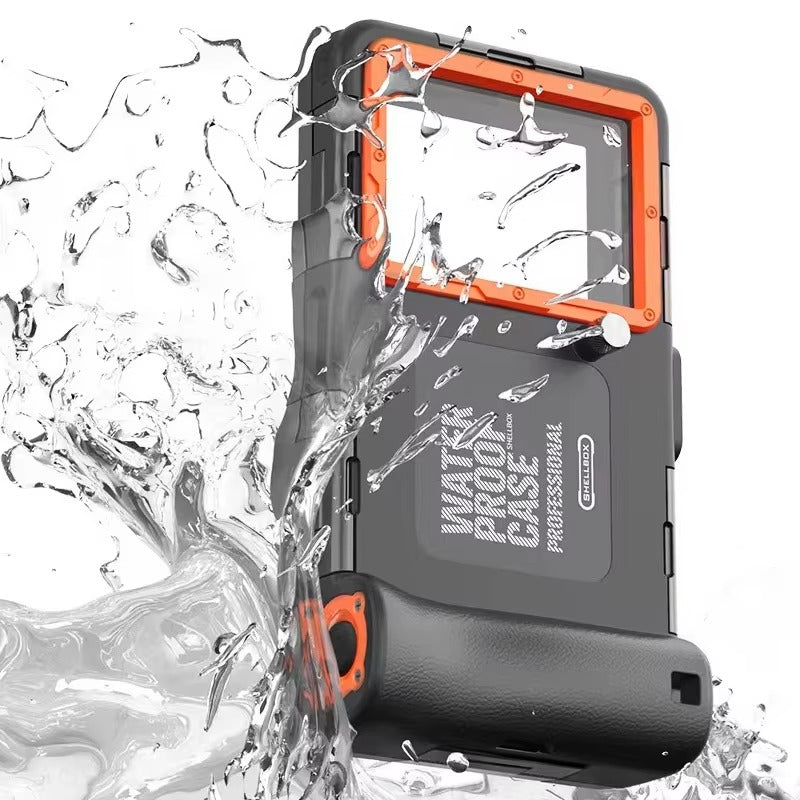 Rugged iPhone Case — Waterproof Full Housing with 15m Diving & 50ft Swimming Protection, Holster and Lanyard for Heavy-Duty Use