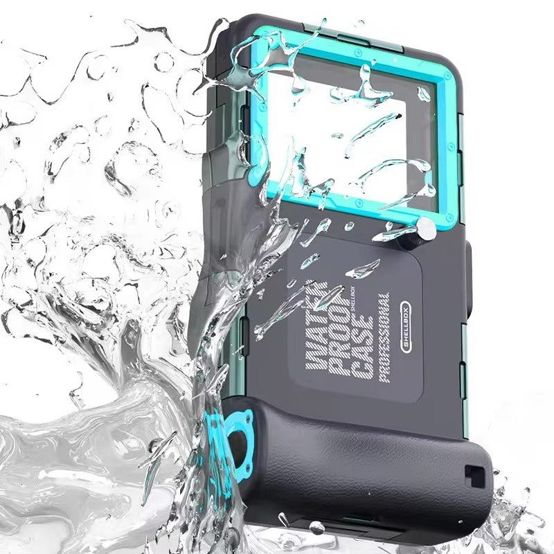 Rugged iPhone Case — Waterproof Full Housing with 15m Diving & 50ft Swimming Protection, Holster and Lanyard for Heavy-Duty Use