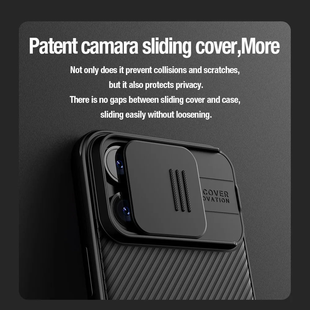 Rugged iPhone Case — CamShield Pro Magnetic Cover with Sliding Camera Protection, Tough TPU+PC Shell and Durable Shockproof Design
