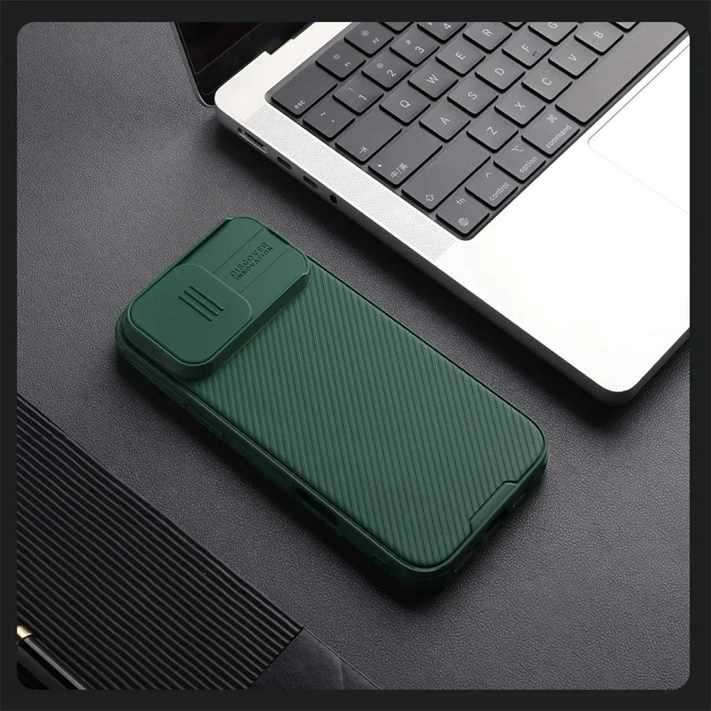 Rugged iPhone Case — CamShield Pro Magnetic Cover with Sliding Camera Protection, Tough TPU+PC Shell and Durable Shockproof Design