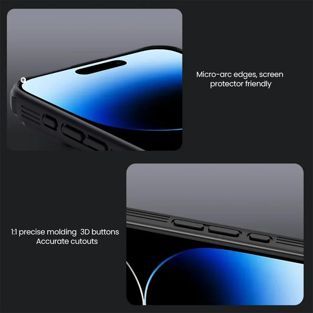 Rugged iPhone Case — CamShield Pro Magnetic Cover with Sliding Camera Protection, Tough TPU+PC Shell and Durable Shockproof Design