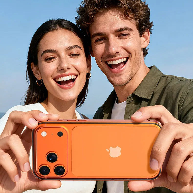 Rugged iPhone Case — Aluminum Alloy Frame Bumper with Silicone Shockproof Protection, Metal Lens Guard, Anti-Fingerprint Lightweight Non-Slip Design