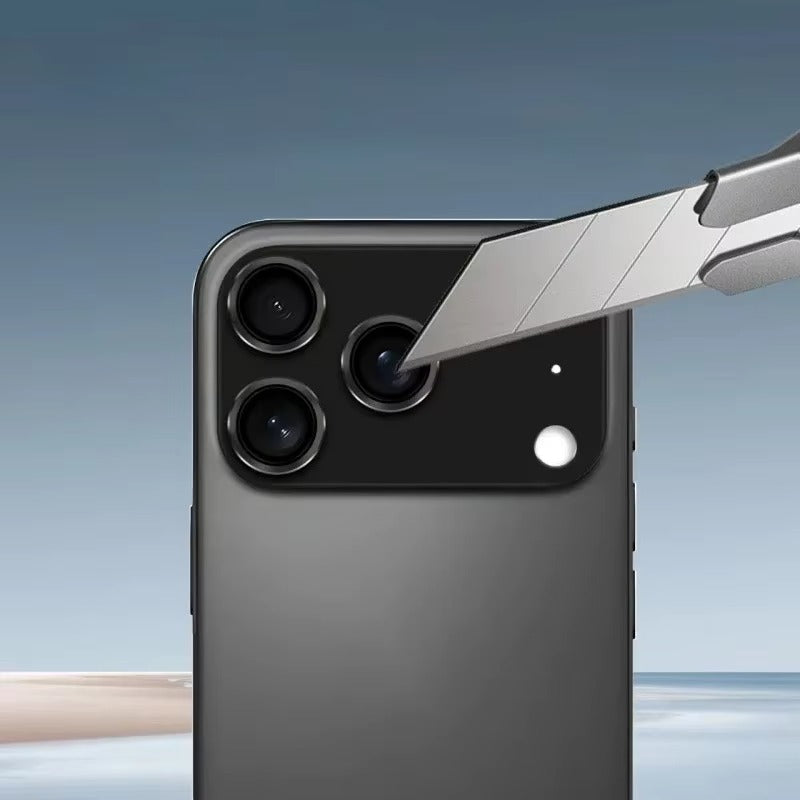Rugged iPhone Kevlar Carbon Fiber Camera Lens Protector, Full-Cover Glass Shield with Precision Fit, Scratch Resistance & Impact Protection