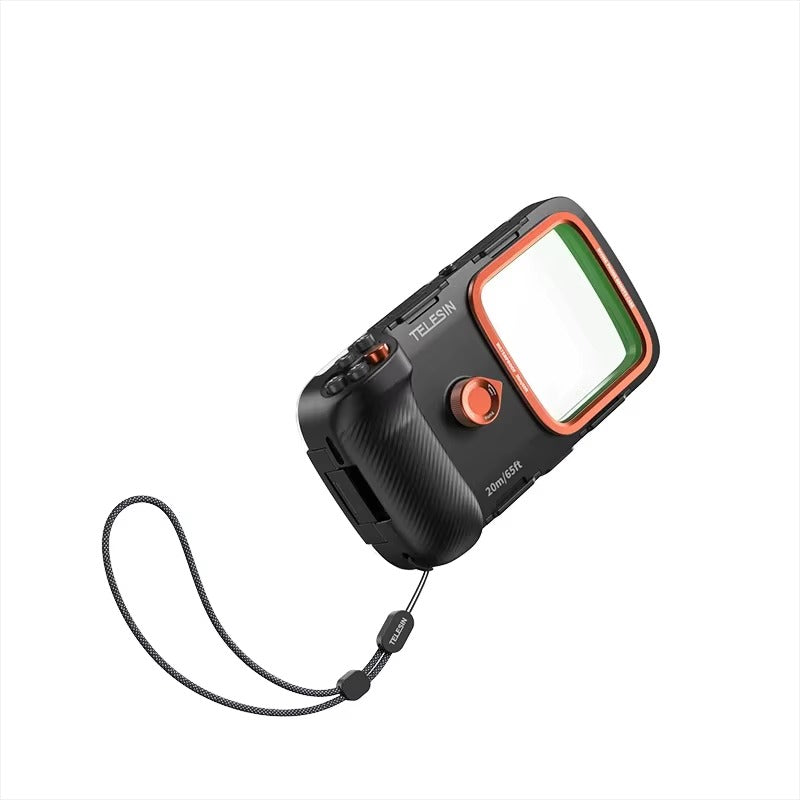 Rugged iPhone Case — Waterproof Diving Housing with 20m/65ft Underwater Protection, Bluetooth Photo & Video Control and Full-Coverage IP68 Surfing & Snorkeling Design