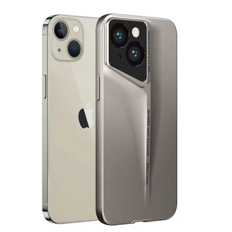Ultra-Slim iPhone Case — Matte Hard PC Shockproof Cover with Frosted Lens Protection, Anti-Fingerprint Anti-Scratch Non-Slip Design