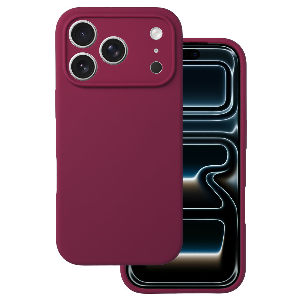 Ultra-Slim iPhone Case — Soft Silicone Gel Cover with Minimalist Matte TPU Design, Ultra-Thin Shockproof Protection, Plain Cute Girly Aesthetic