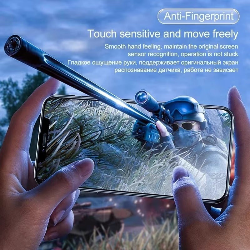 Ultra-Slim iPhone Hydrogel Screen Protector – Flexible Full Cover Protective Film with Smooth Touch Feel, Scratch Resistance & Impact-Absorbing Display Protection
